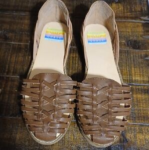 Stella Chase Woven Leather Espadrilles for Women